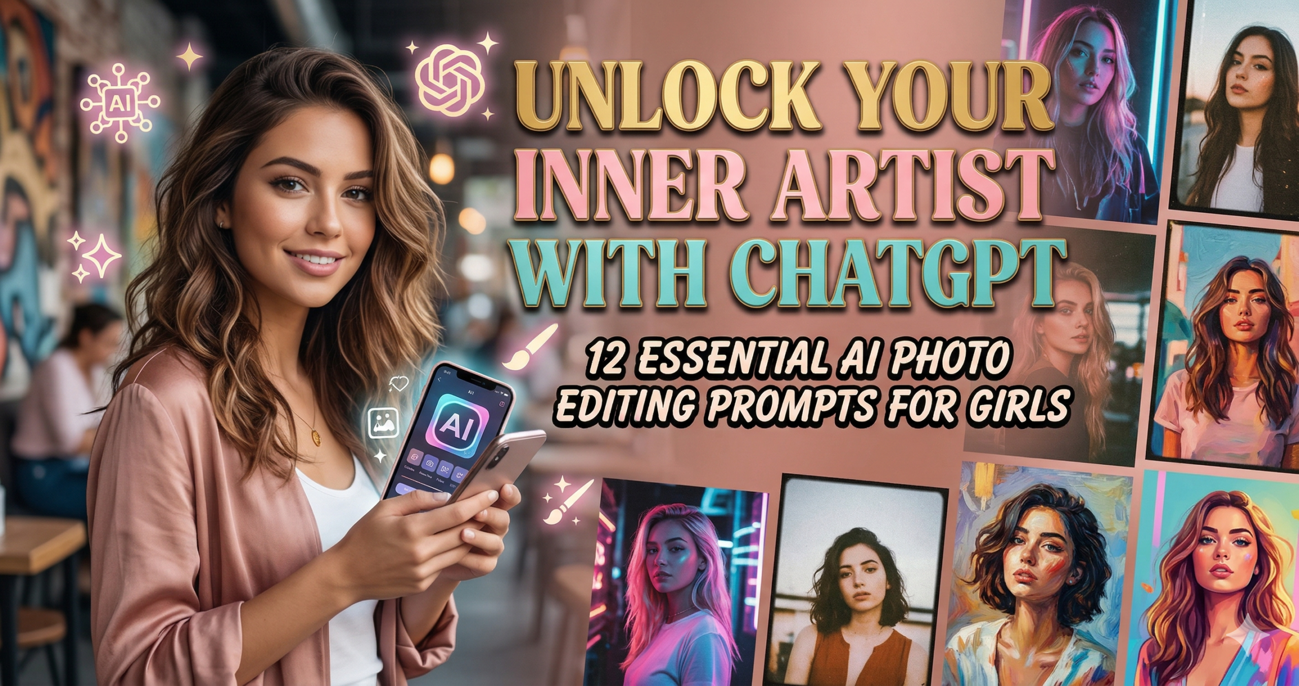 ChatGPT AI Photo Editing Prompts for Girls